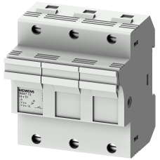 SENTRON, cylindrical fuse holder, 14 x 51 mm, 3-pole, In: 50&nbsp;A, Un AC: 690 V