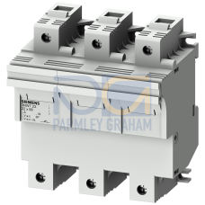 SENTRON, cylindrical fuse holder, 22x58 mm, 3-pole, In: 100 A, Un AC: 690 V, LED signal detector
