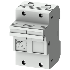 SENTRON, cylindrical fuse holder, 14 x 51 mm, 2-pole, In: 50&nbsp;A, Un AC: 690 V
