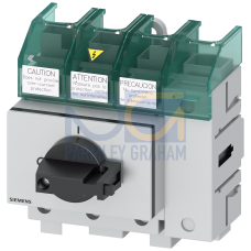 SENTRON, switch disconnector 3LD5 UL, main control switch, 4-pole, approved