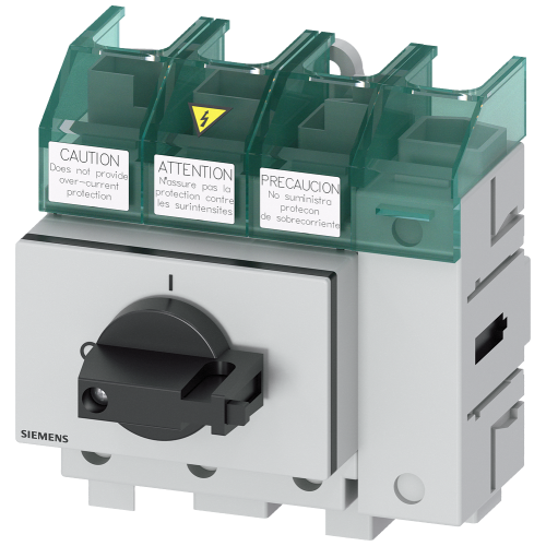 SENTRON, switch disconnector 3LD5 UL, main control switch, 4-pole, approved