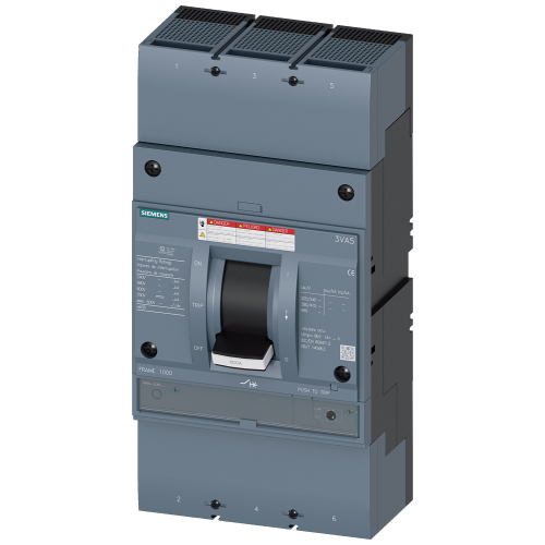 Circuit breaker 3VA5 UL frame 800 breaking capacity class M 35 kA @ 480 V 2-pole