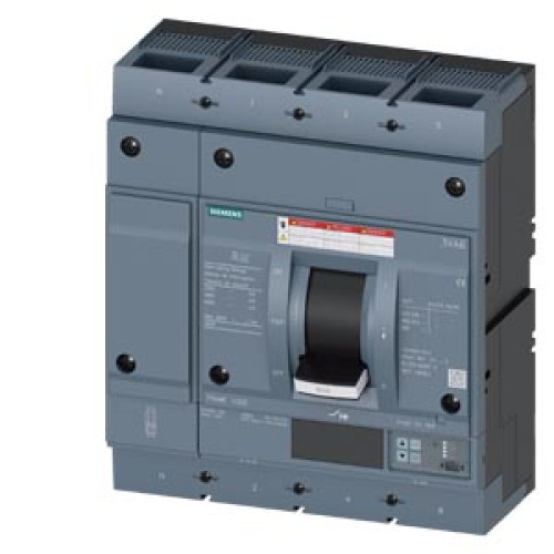 Circuit breaker 3VA6 UL frame 800 breaking capacity class C 100 kA @ 480 V 4-pole