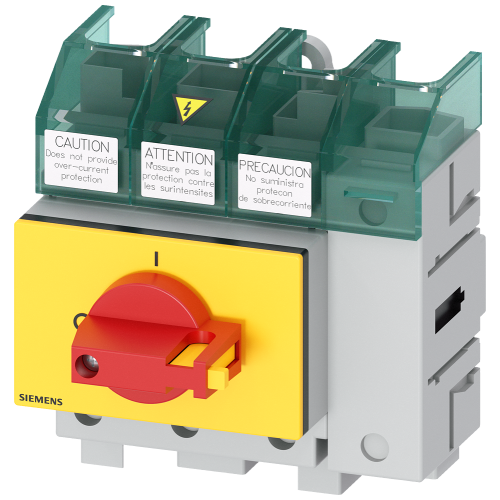 SENTRON, switch disconnector 3LD5 UL, EMERGENCY OFF switch, 4-pole, approved