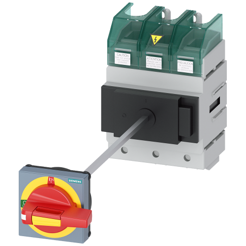 SENTRON, switch disconnector 3LD5 UL, EMERGENCY OFF switch, 3-pole, approved