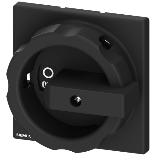 Rotary operator, selector switch black, for molded-plastic enclosure, for 63-125 A