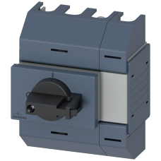 Switch disconnector 32A, size 01, 4-pole Front operating mechanism center Complete unit with direct operating mechanism gray Box terminal