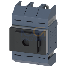 Switch disconnector 80A, size 02, 3-pole Front operating mechanism center Basic unit without handle Box terminal