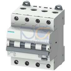 RCBO, 6 kA, 4-pole type A, 300 mA, C char, In: 25 A Un: 400 V