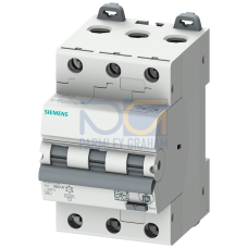 RCBO, 6 kA, 3-pole type A, 30 mA, C char, In: 20 A Un: 400 V