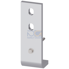 Front connection DIN 43673 double hole, top and bottom, size 1, up to 1000 A