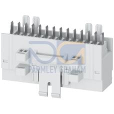 Adapter for installing the CubicleBUS modules on the auxiliary conductor contact system