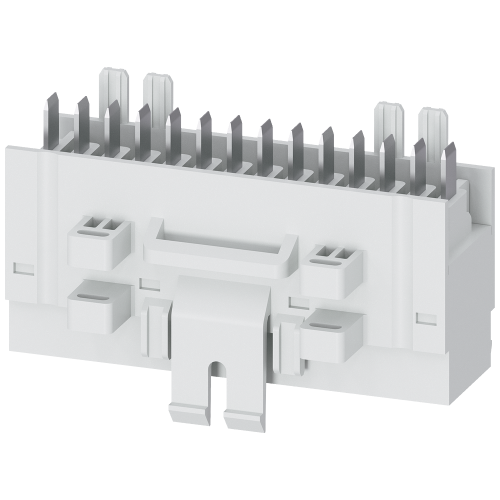 Adapter for installing the CubicleBUS modules on the auxiliary conductor contact system