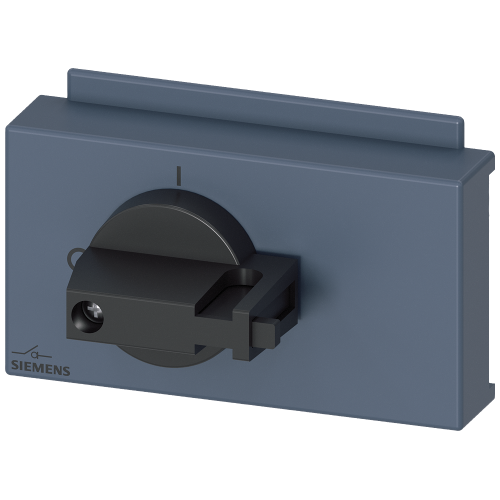 Accessory for 3KD0 size 01 direct operating mechanism, gray, 4-pole, can be locked