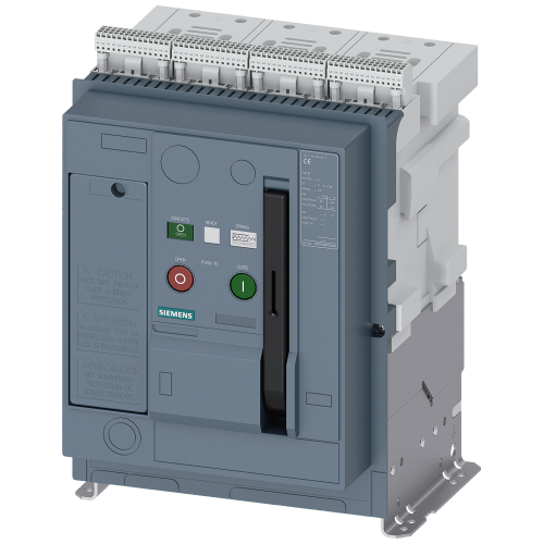 Non-automatic circuit breaker Fixed-mounted version, IEC 60947-2, frame size 1, 3-poles, In=630A up to 690V AC 50/60Hz, breaking capacity N Icc=55/...