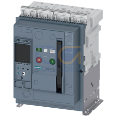 Fixed-mounted circuit breaker IEC 60947-2, frame size 1, 3-poles, In=2500A up to 690V AC 50/60Hz, breaking capacity N Icu=55/42kA at 500/690V, Trip...