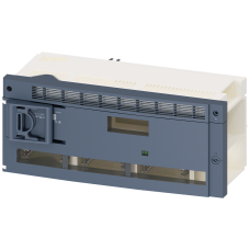 Switch connector with fuses In-line design, pluggable NH3 630 A, 4-pole AC23B 500V , 55 (AC500V) kA manual operating