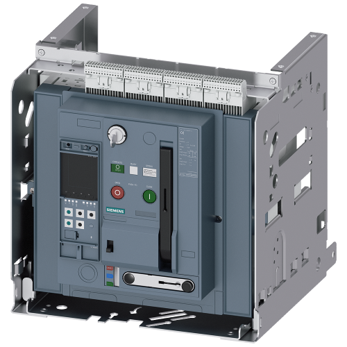 Withdrawable circuit breaker with guide frame, IEC 60947-2, frame size 2, 3-poles, In=2500A up to 690V AC 50/60Hz, breaking capacity S Icu=66/50kA ...