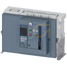 Fixed-mounted circuit breaker IEC 60947-2, frame size 2, 4-poles, N-pole left, In=2000A up to 690V AC 50/60Hz, breaking capacity H Icu=100/85kA at ...