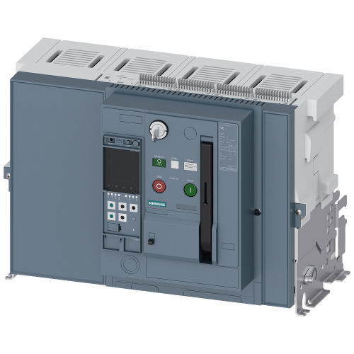 Withdrawable circuit breaker without guide frame, IEC 60947-2, frame size 2, 4-poles, N-pole left, In=3200A up to 690V AC 50/60Hz, breaking capacit...