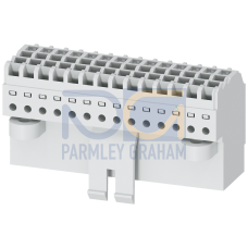 Manual connector for secondary disconnect terminal (AUX) with push-in technology