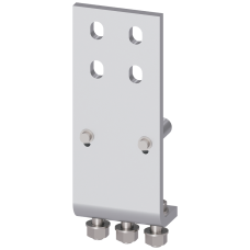 Front connection DIN 43673 double hole, top, 1 unit for size 2