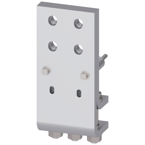 Front connection DIN 43673 double hole, bottom, 1 unit for size 2