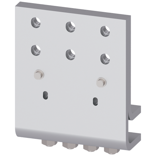 Front connection DIN 43673 double hole, bottom, 1 unit for size 3, up to 4000 A