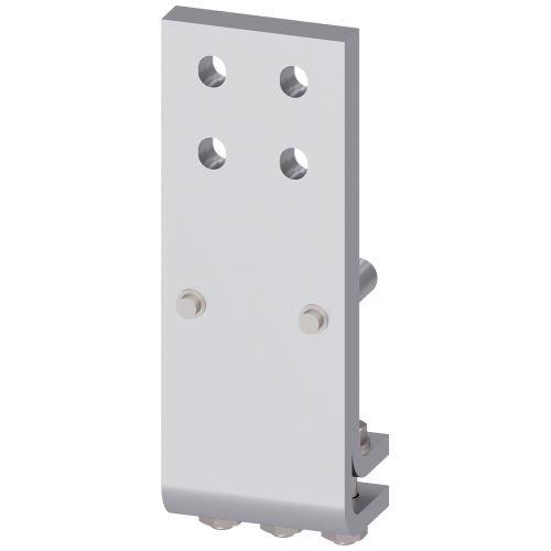 Front connection DIN 43673 double hole, top, 1 unit for size 2, 2500 A