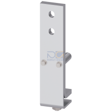 Front connection DIN 43673 double hole, top, 1 unit for size 1, 1250-2000 A