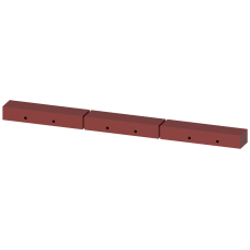 Support for DIN 43673 front connections size 3, set for 3 poles