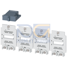 Retrofit kit voltage tap below, breaking capacity N, S, M, H, C, size 1, 4-pole