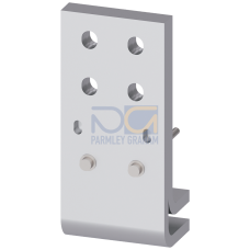 Front connection DIN 43673 double hole, top and bottom, size 2, 2500 A