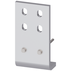 Front connection DIN 43673 double hole, top and bottom, size 2