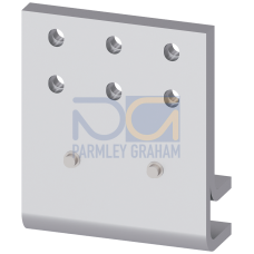 Front connection DIN 43673 double hole, top and bottom, size 3, up to 4000 A