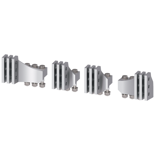Rear vertical main connections, top or bottom, size 1, 1250-2000 A
