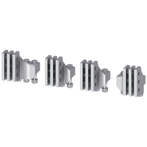 Rear vertical main connections, top or bottom, size 1, 1250-2000 A