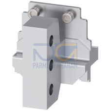 Rear vertical main connections, top or bottom, size 2