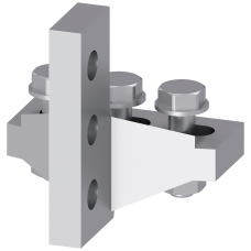 Vertical main connections top or bottom, 1 unit, for size 2