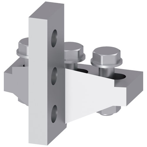 Vertical main connections top or bottom, 1 unit, for size 2