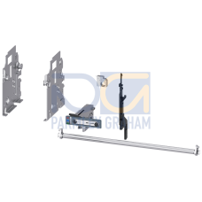 Conversion kit for converting fixed-mounted circuit breakers into withdrawable circuit breakers, size 3