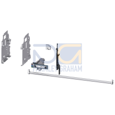 Conversion kit for converting fixed-mounted circuit breakers into withdrawable circuit breakers, size 3