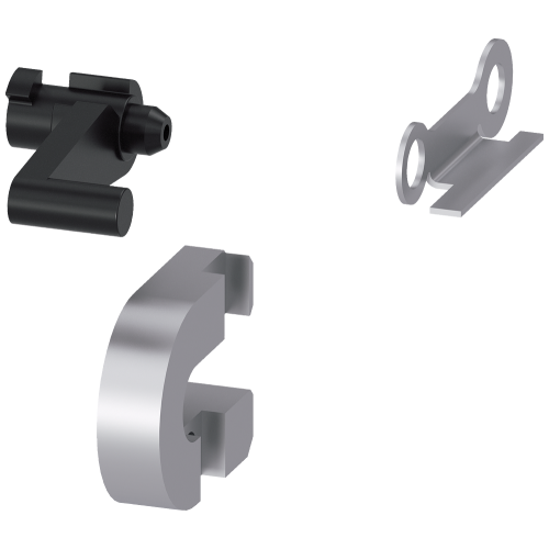 Adapter for size 3 circuit breaker for mounting the mech. interlock