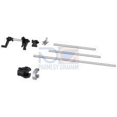 Mutual mechanical interlocking with Bowden cable 2000 mm