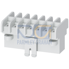 Manual connector for secondary disconnect terminal (AUX) for ring lugs