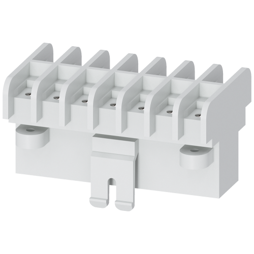 Manual connector for secondary disconnect terminal (AUX) for ring lugs