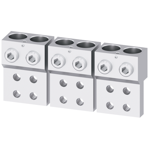 Circular conductor terminal for 2 cables; 3 units, accessory for: plug-in unit