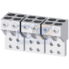 Circular conductor terminal for 4 cables; 3 units, accessory for: plug-in unit