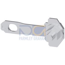 Current transformer busbar for 1 current transformer, for size NH1, calibrated transformers