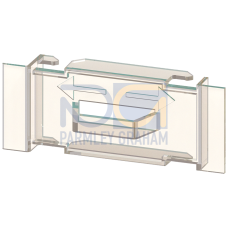 accessory for Switch disconnector with fuses In-line design, plug-in, NH1 Internal terminal cover fo